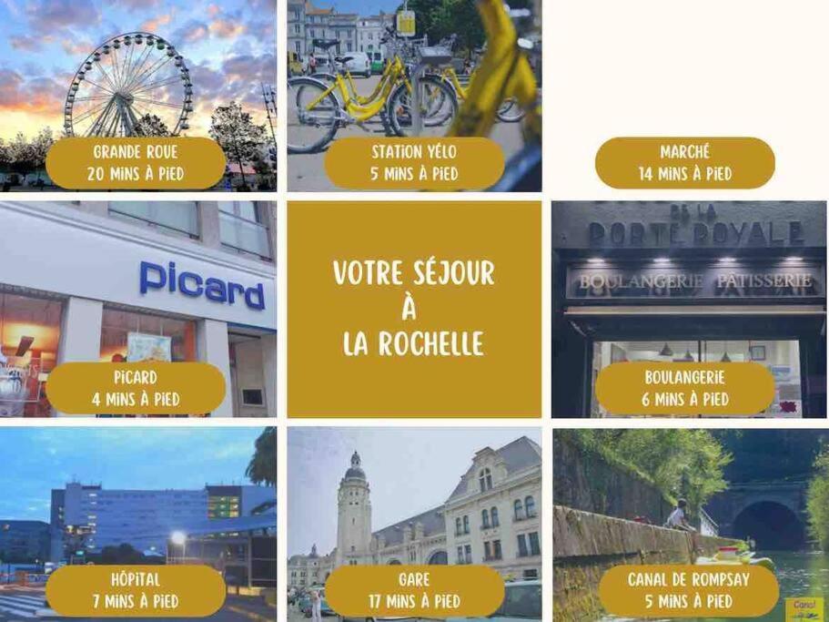Le P Tit Retais Proche Marche Central Et Gare Sncf- Wifi Haut Debit - La Rochelle  Exterior photo
